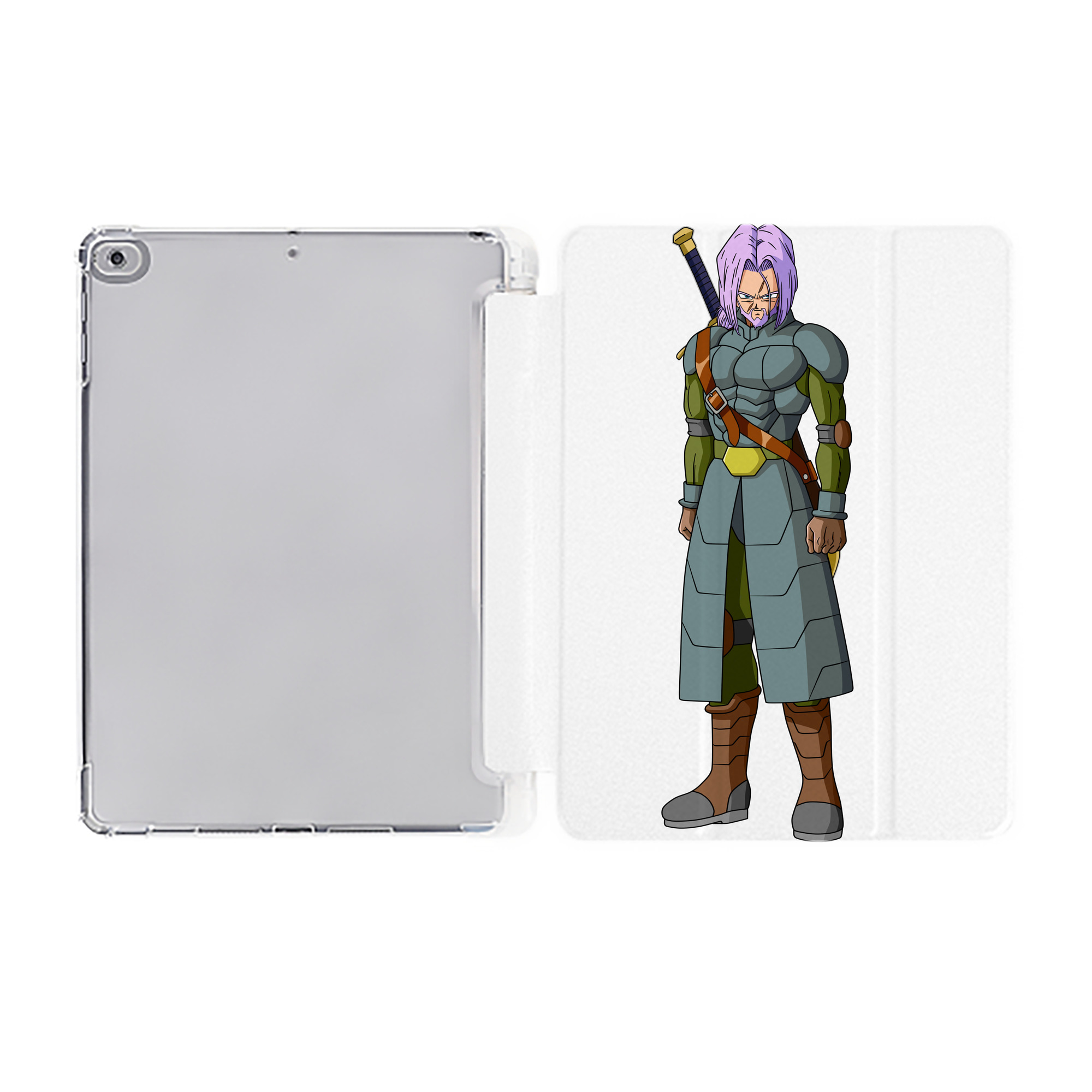 （画像用） ドラゴンボール DRAGON BALL IPad ケース ペン収納付き 三つ折りスタンド PUレザー×シリコン 対応機種9.5/10.5/10.9インチ